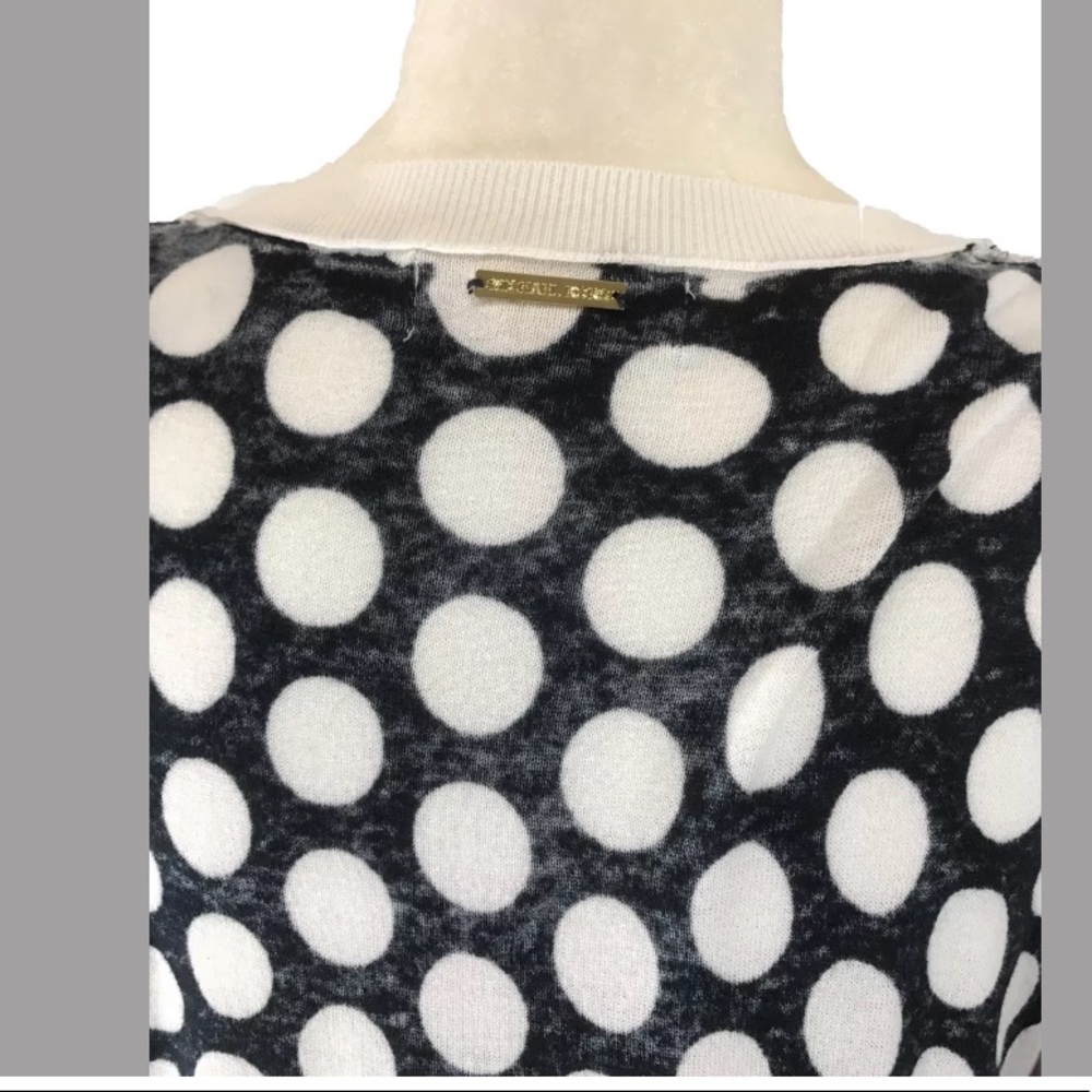 Michael Kors Crewneck Polka Dot Pullover Sweater - Picture 5 of 6